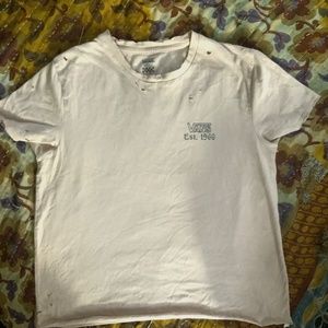 Distressed vans T-shirt